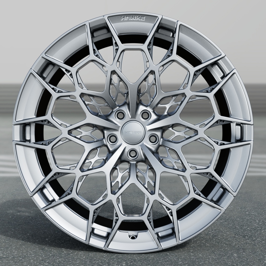 24 inch Hawke Helion Forged (rear) Alloy Wheel | Silver | 5x120 Bolt ...