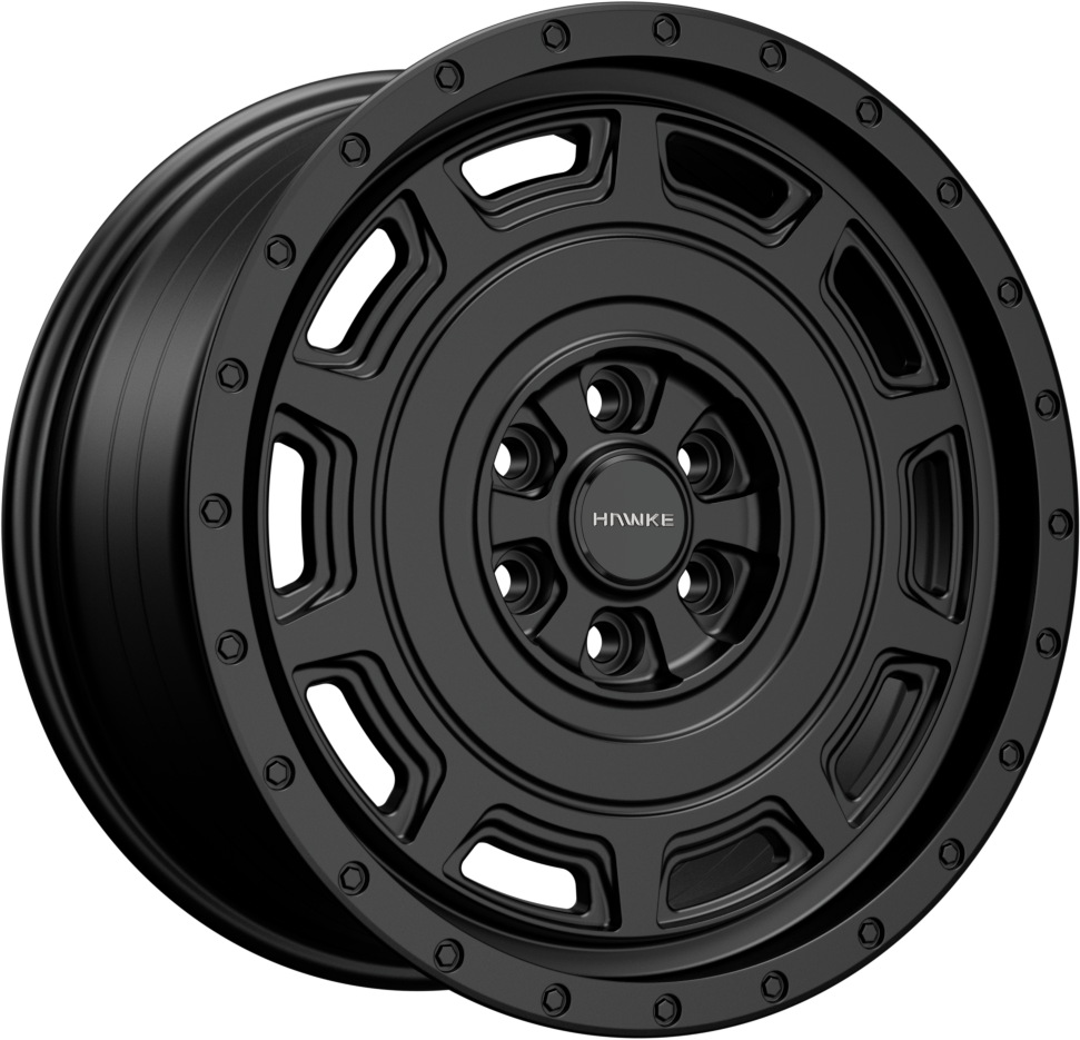 18 inch Hawke Hydra Alloy Wheel | Matt Black (Ineos Grenadier)