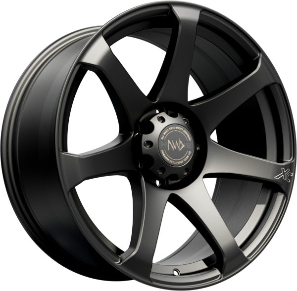 HAWKE Peak XC Alloy Wheels 20 inch 6x139 (ET10) | Matt Black x 4 (COMPATIBLE WITH WIDE ARCH MODELS) | fits Ford Ranger, Mitsubishi L200 and Toyota Hilux models