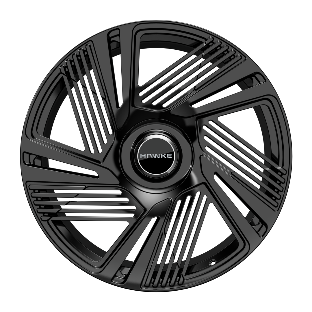 24 inch Hawke Revenant Forged (rear) Alloy Wheel | Black Polished ...