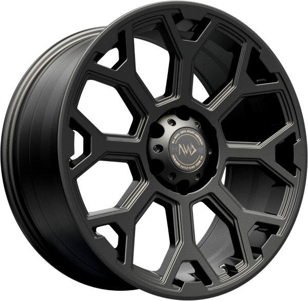 HAWKE Sar Alloy Wheels 20 inch 5x120 (ET30) | Matt Black x 4 | fits VW Transporter & Amarok models