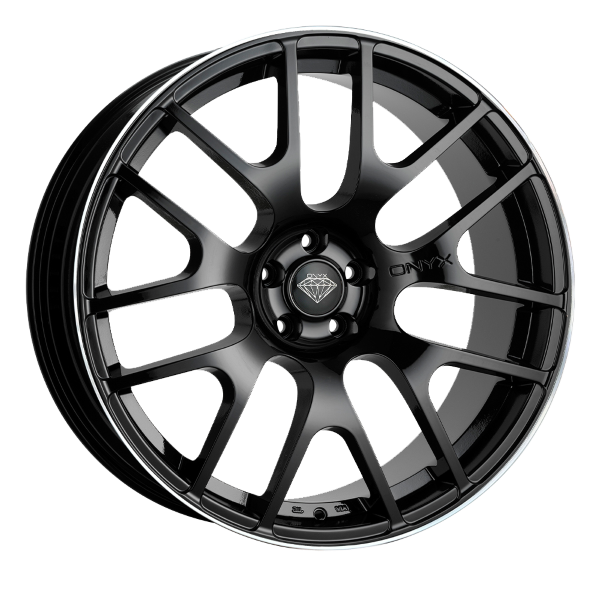 22 inch Onyx Amethyst Alloy Wheel | Black Lip Polish