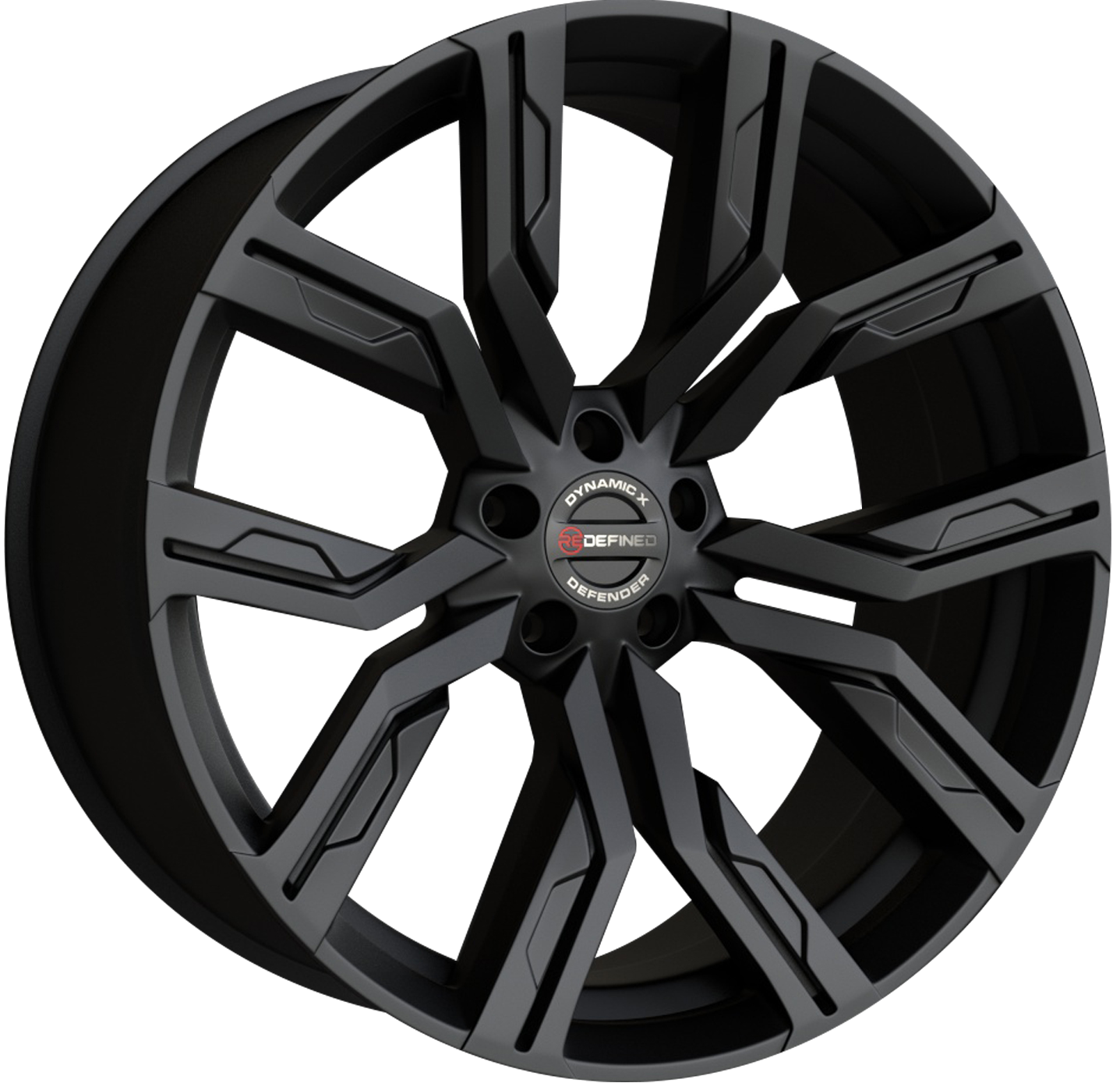 22 inch Redefined Evolution Alloy Wheel | Matt Black | 5x120 Bolt pattern (PCD)