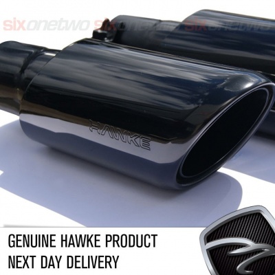 HAWKE 2010 Straight fit Exhaust Tips with Black shells for Range Rover Sport 2009-2013