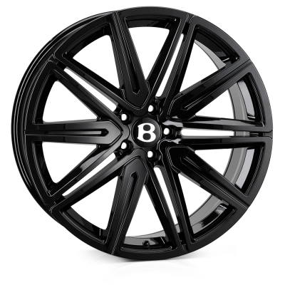 SSR SSR II Alloy Wheels 21 inch 5x112 (ET35) | Black x 4 | fits Bentley GT and GTC models