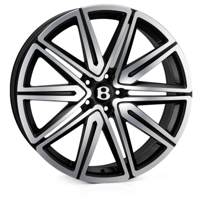 SSR SSR II Alloy Wheels 21 inch 5x112 (ET35) | Matt Black Polish x 4 | fits Bentley GT and GTC models