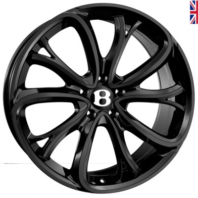 SSR SSR III Alloy Wheels 21 inch 5x112 (ET30) | Black x 4 | fits Bentley GT and GTC models