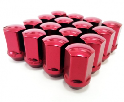 (Set of 10) 12X1.50 19Hex 35mm TPi Xr Alloy Racing Nut Red