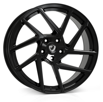 Cades Athena Alloy Wheels 20 inch 5x120 (ET38) | Gloss Black x 4 | fits VW Transporter & Amarok models