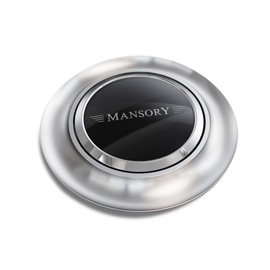 Mansory Self Levelling Centre Cap Rolls Royce & Other Vehicles Brushed Aluminium