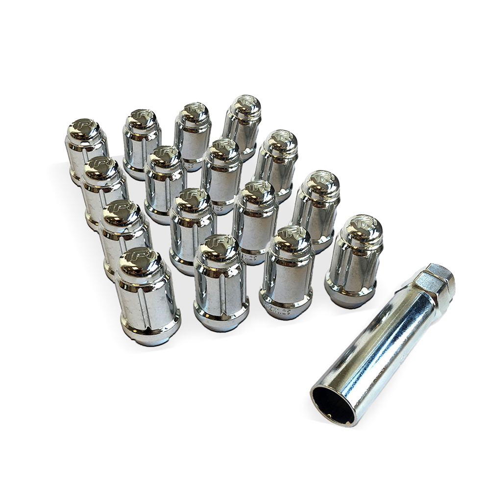 12x1.50 20D 33L TPi SD (Tuner) Nutz Steel Chrome 20 Pack with Locks