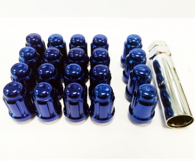 12x1.25 20D 33L TPi SD (Tuner) Nutz Steel Blue 20 Pack with Locks