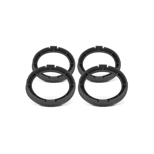 Set of Four Spigot Rings 72.5 - 71.6 Tpi Black