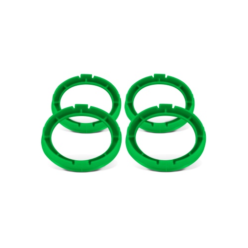 Set of Four Spigot Rings 66.5 - 57.1 Tpi Green