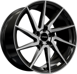 HAWKE Arion Alloy Wheels 23 inch 5x120 (ET40) | Black Polished x 4 | fits Range Rover Sport, Vogue and Discovery models