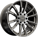 HAWKE Denali Alloy Wheels 20 inch 6x114 (ET40) | Gunmetal Polish x 4 | fits Mercedes X Class and Nissan SUVs models