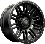 HAWKE Fuji Alloy Wheels 20 inch 6x139 (ET0) | Matt Black x 4 | fits Ford Ranger, Mitsubishi L200 and Toyota Hilux models