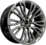 HAWKE Halcyon Alloy Wheels 22 inch 5x108 (ET45) | Silver x 4 | fits Range Rover Evoque, Velar and Jag F-Pace models